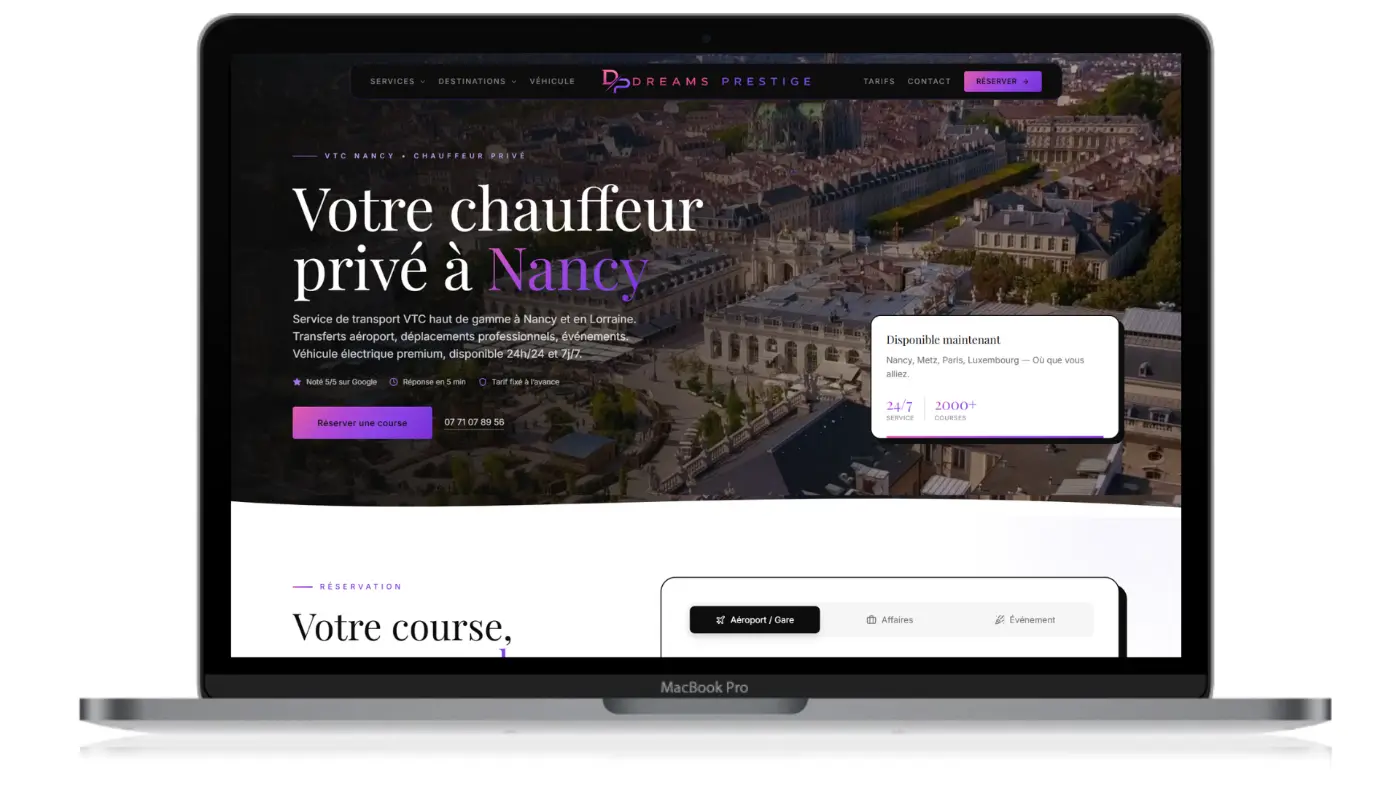 Dreams Prestige — VTC premium Nancy & Lorraine