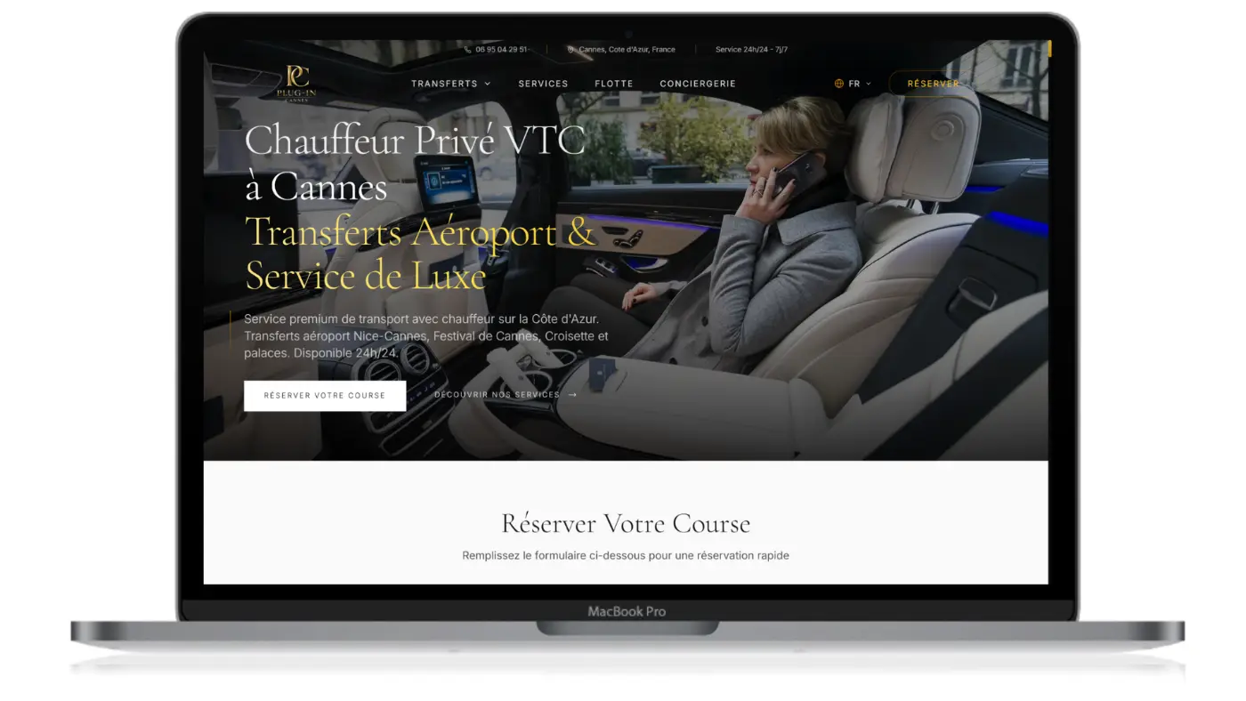 Plug-In Cannes — VTC & Conciergerie de Luxe